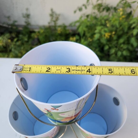 3X Peppa Pig Pail Buckets Party Bundle Party Favors Supplies Birthday Set of 3 - Picture 7 of 11